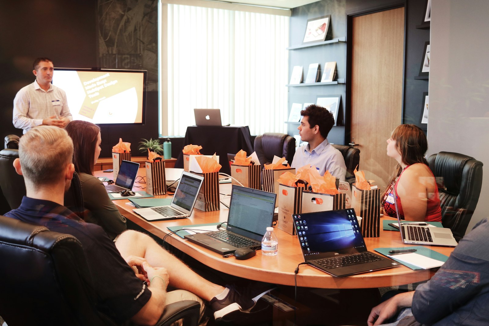 Agency team collaborating on a campaign